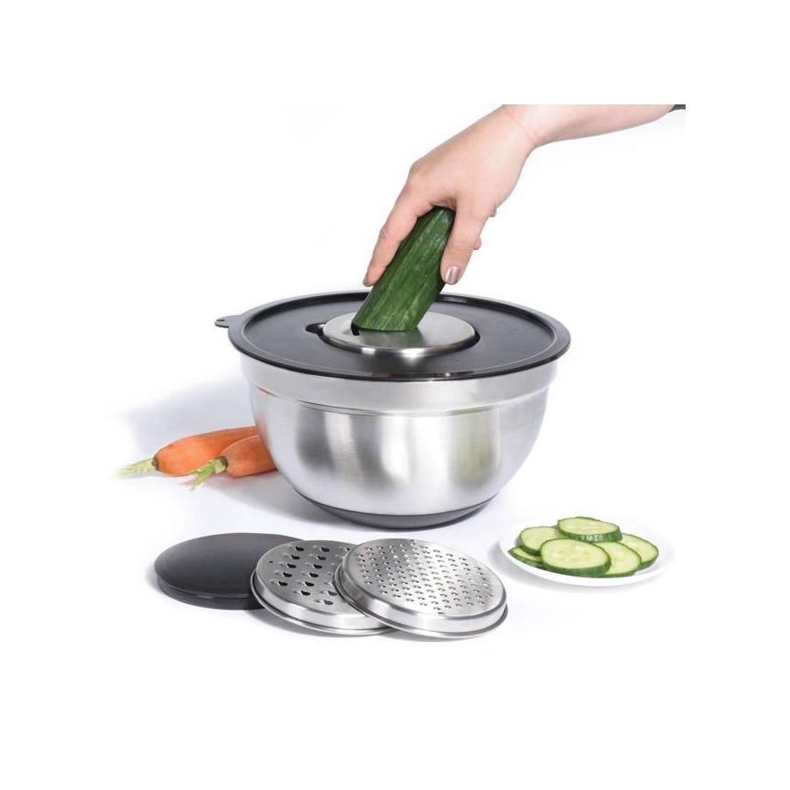 Excellent Houseware Bowl with grater 26xh:14cm – 4