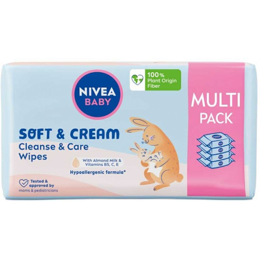 Nivea Biodegradable wipes Baby Soft &