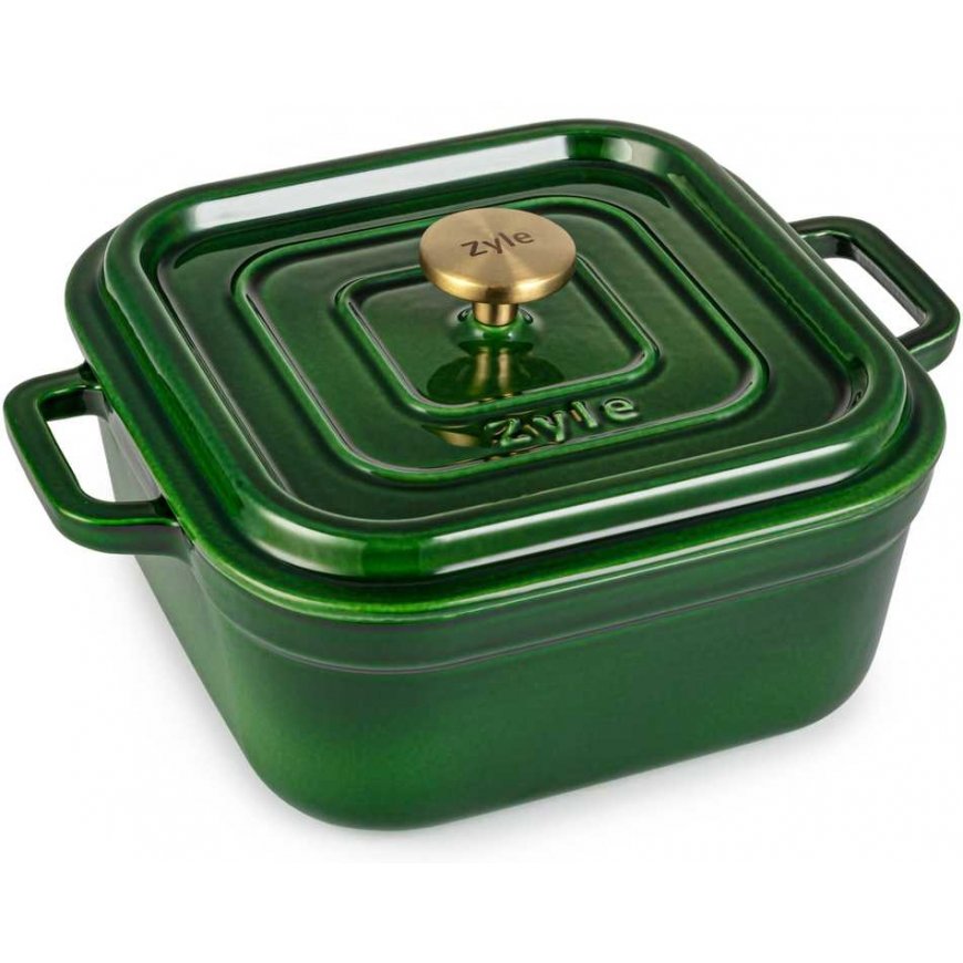 Zyle Square enameled cast iron pot ZY08GKI