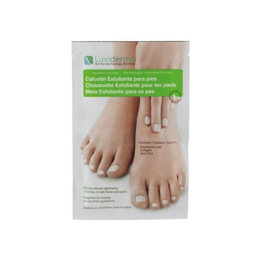 Luxiderma exfoliating socks for feet, 2 pcs