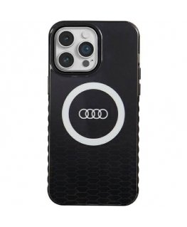 Audi IML Big Logo MagSafe Case iPhone 14 Pro Max 6.7" czarny|bla