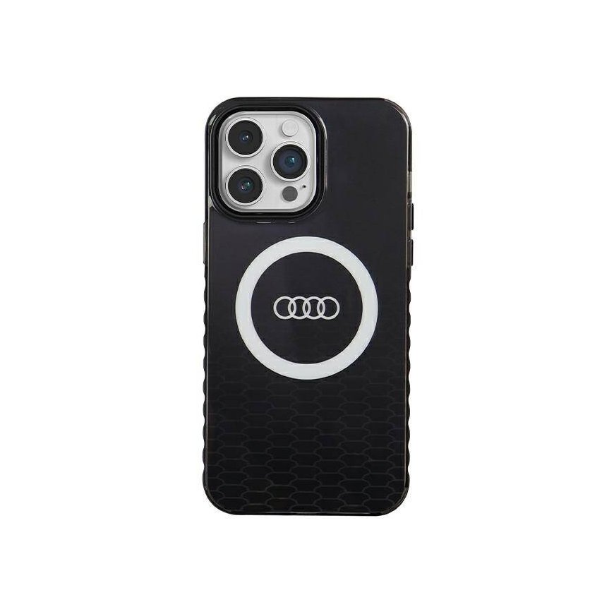 Audi IML Big Logo MagSafe Case iPhone 14 Pro Max 6.7" czarny|bla