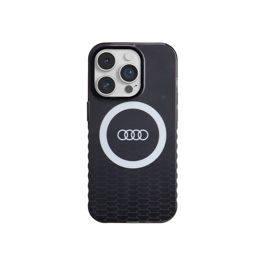 Audi IML Big Logo MagSafe Case iPhone 14 Pro Max 6.7" czarny|bla – 2