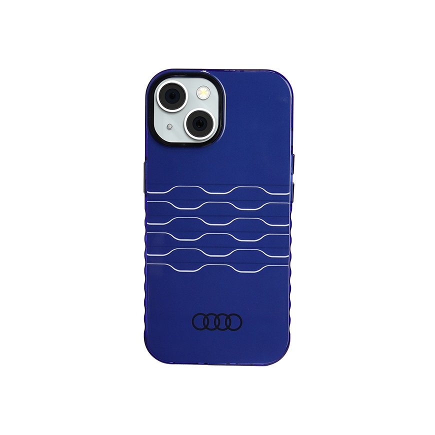 Audi IML MagSafe Case iPhone 15 | 14 | 13 6.1" niebieski|navy bl