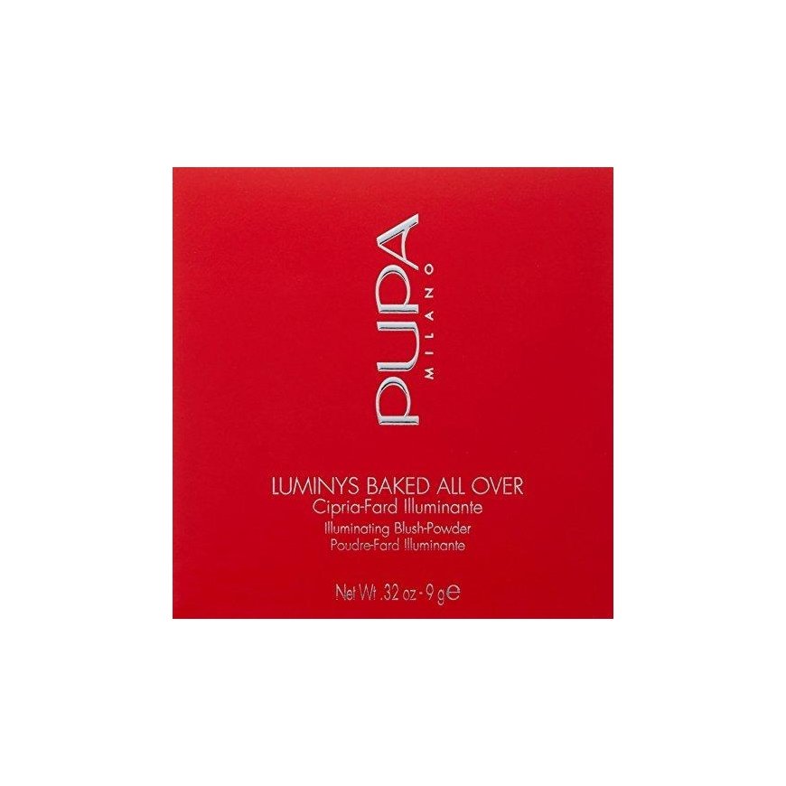 Pupa Milano Pupa Bottom Luminys Baked All Over Illuminating Blush-Powder face and body powder 02 9g – 3