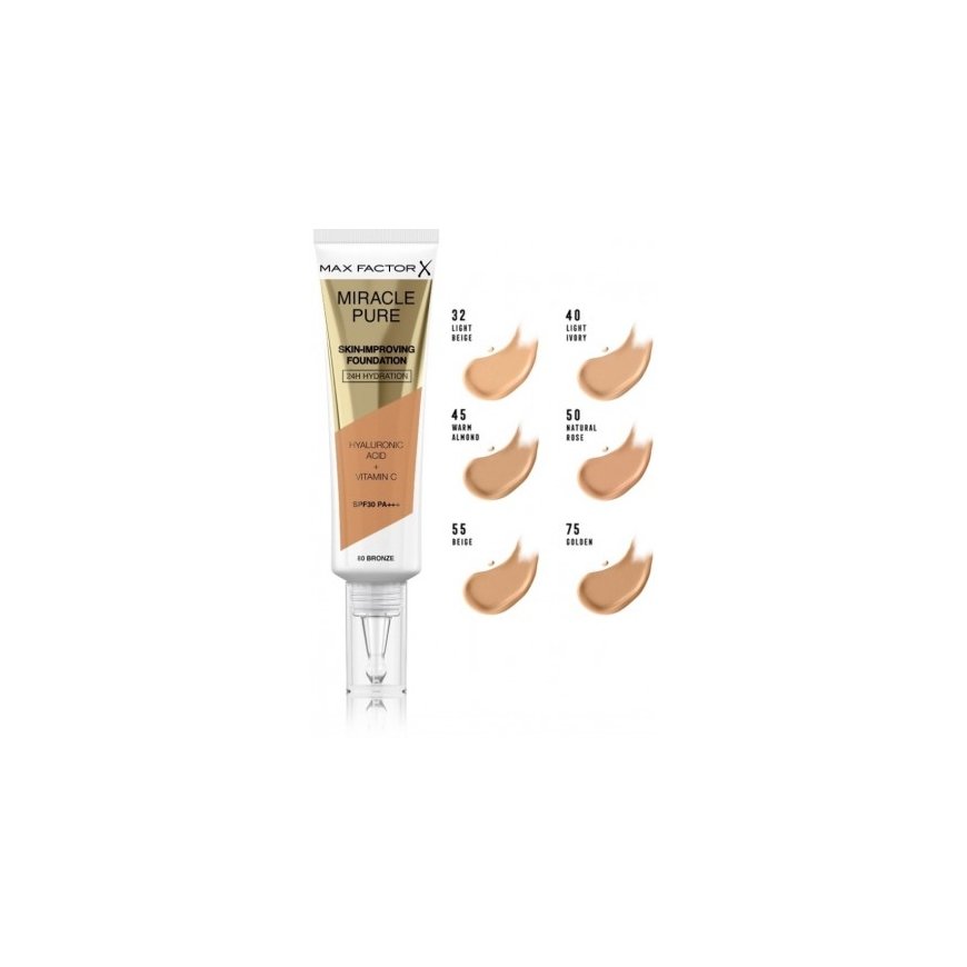 Max Factor Miracle Pure Skin-Improving Foundation SPF30 30 ml – 2