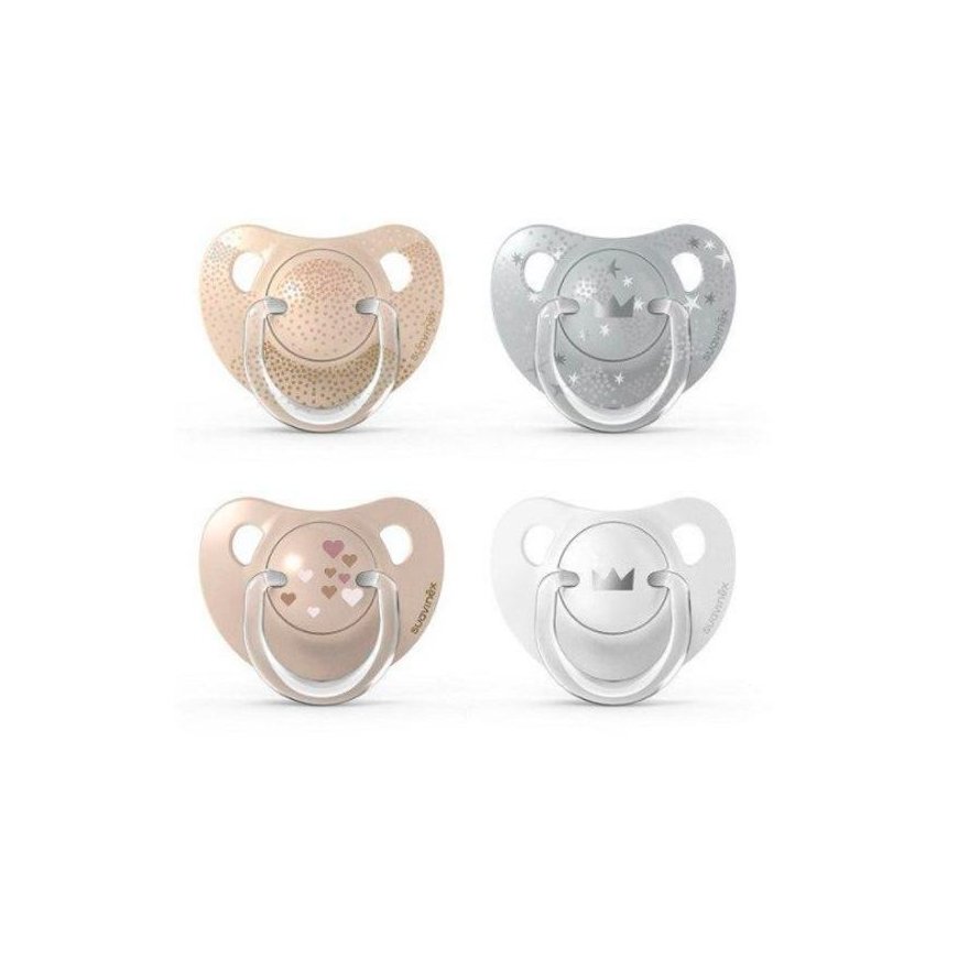 Suavinex Silicone Soother Anatomical 0-6M 2v