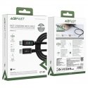 Acefast C7-03 USB-C USB-C 100W 1.2m cable with display - black Acefast C7-03 USB-C USB-C 100W 1.2m cable with display - black
