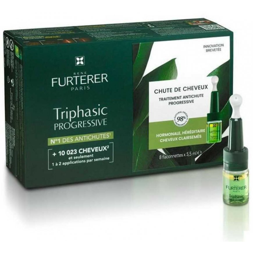 product For progressive hair loss René Furterer Triphasic Progressive 8x5.5ml – 2