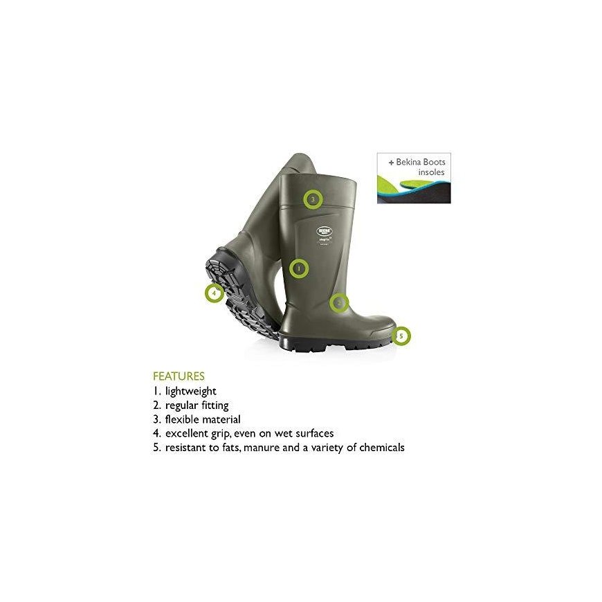 Boots BEKINA Steplite Easy Grip O4, green 39 – 2