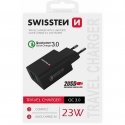 Swissten Premium Travel Charger 2x USB / QC3.0 23W Swissten Premium Travel Charger 2x USB / QC3.0 23W