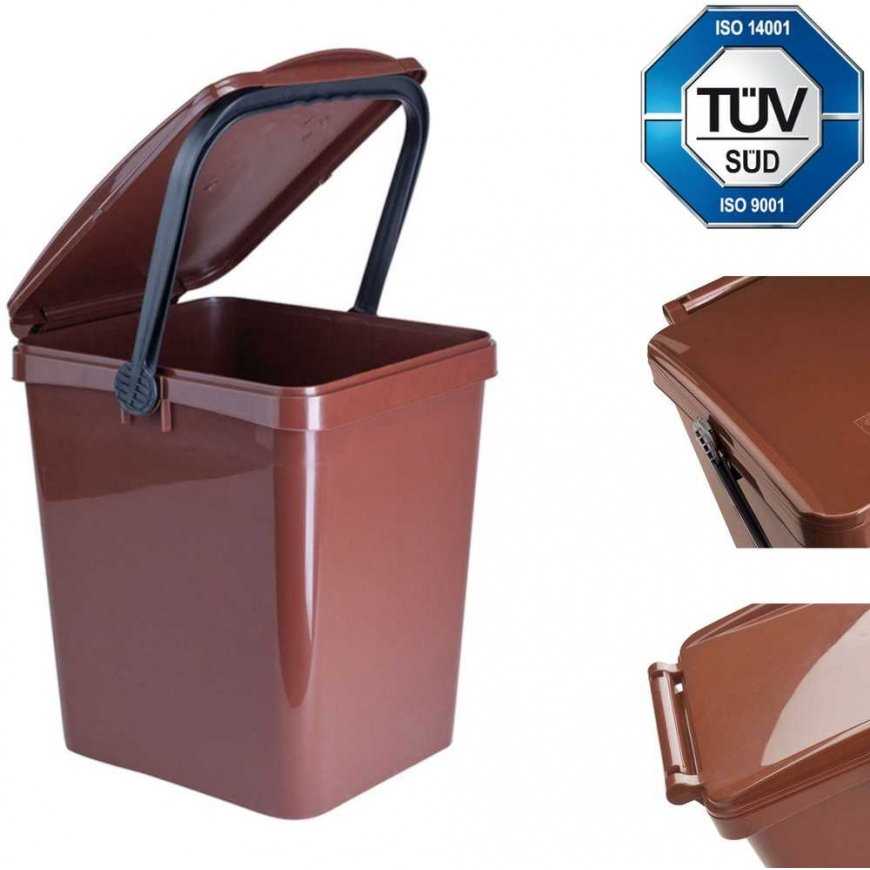 Sartori Ambiente Basket container for sorting and sorting BIO waste URBA 21L - brown – 2