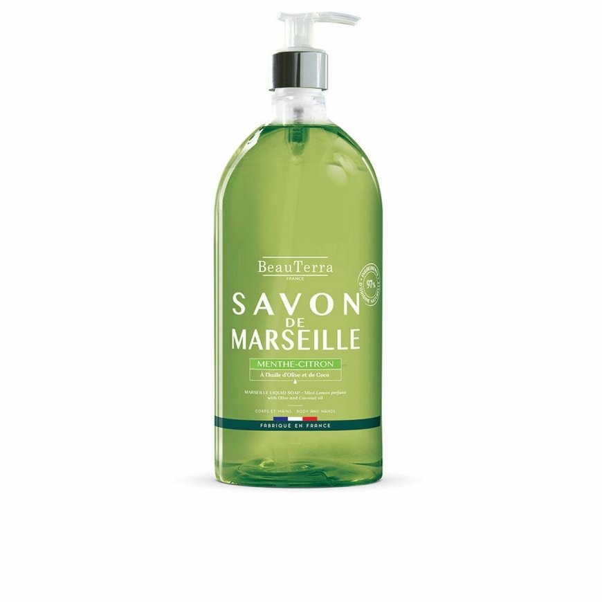Beauterra Marseille Mint-Lemon Soap 1000ml