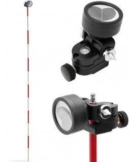 Steinberg Systems Mini Prism Geodesic Rangefinder Mirror with Column Silver Coating Sqm. 3.5 cm 1.26 m