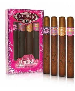 Cuba Latino set Copacabana Eau de Parfum Spray 35ml + Carnaval Eau de Parfum Spray 35ml + Maya Eau de Parfum Spray 35ml + Cactus