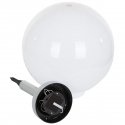 Saska Garden LAMPA SOLARNA KULA MLECZNA 30x62CM