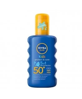 Nivea Sun Kids Protect & Care moisturizing sunscreen spray for children SPF50 200ml