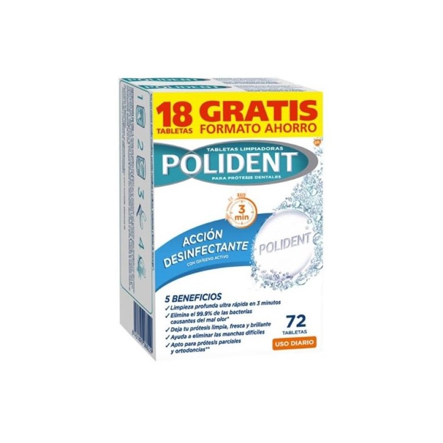 Polident Cleaning tablets 72 pcs