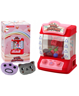 Lean Machine for Catching Dolls, Gadgets, Stuffed Animals, Balls, Pink