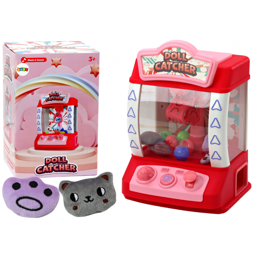Lean Machine for Catching Dolls, Gadgets, Stuffed Animals, Balls, Rožinė
