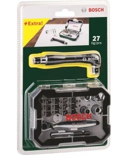 Bosch 26-piece accessory set with a screwdriver