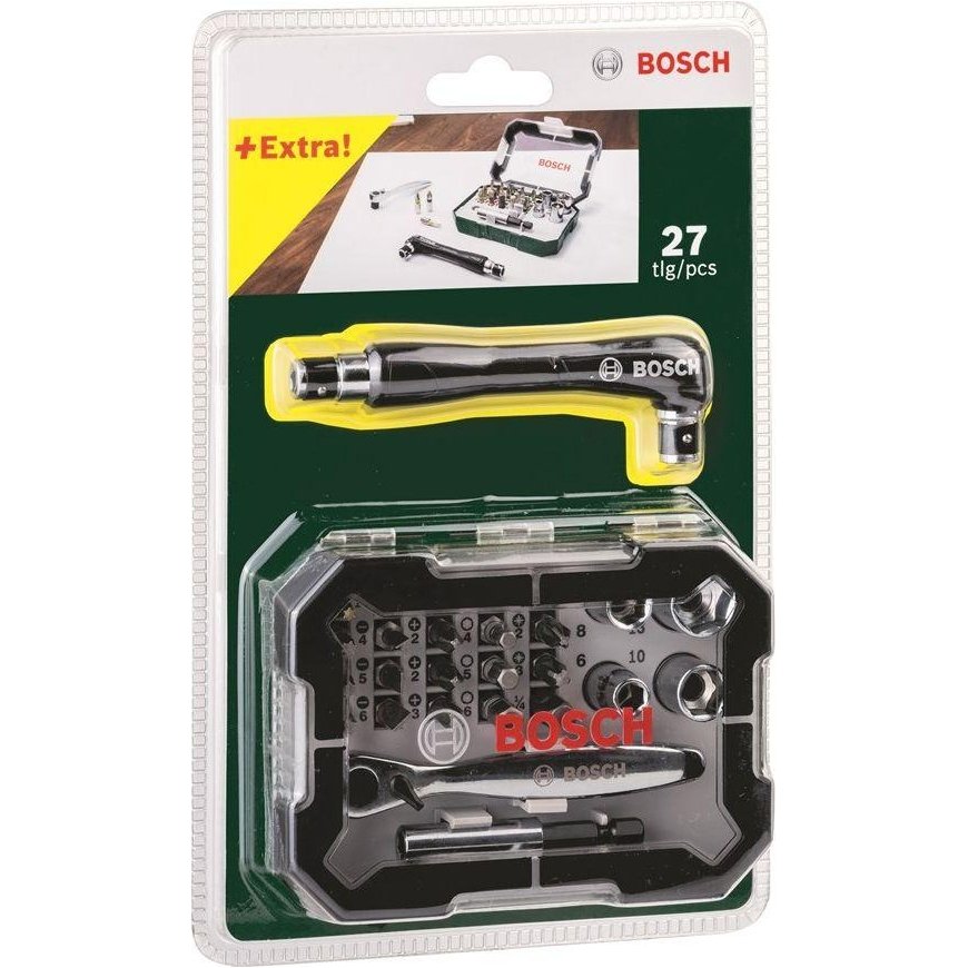 Bosch 26-piece accessory set with a screwdriver