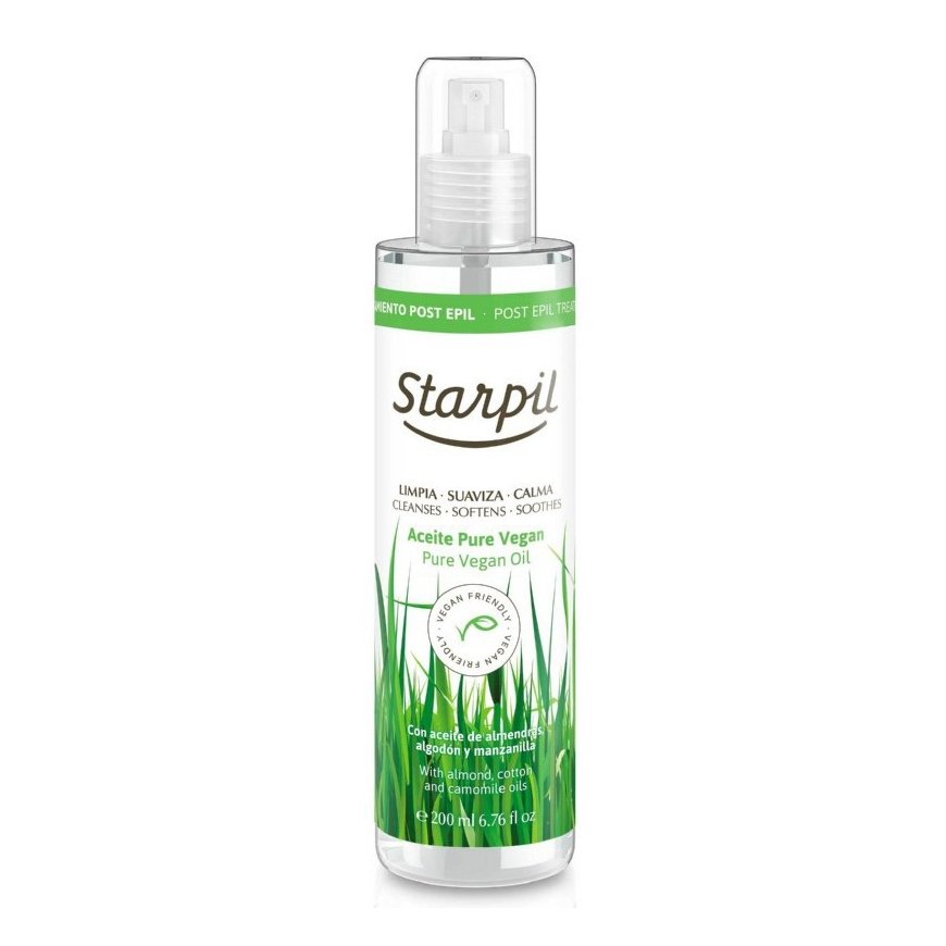 Aliejus po depiliacijos Starpil Post-Wax Pure Vegan Oil, veganiškas, 200 ml – 2