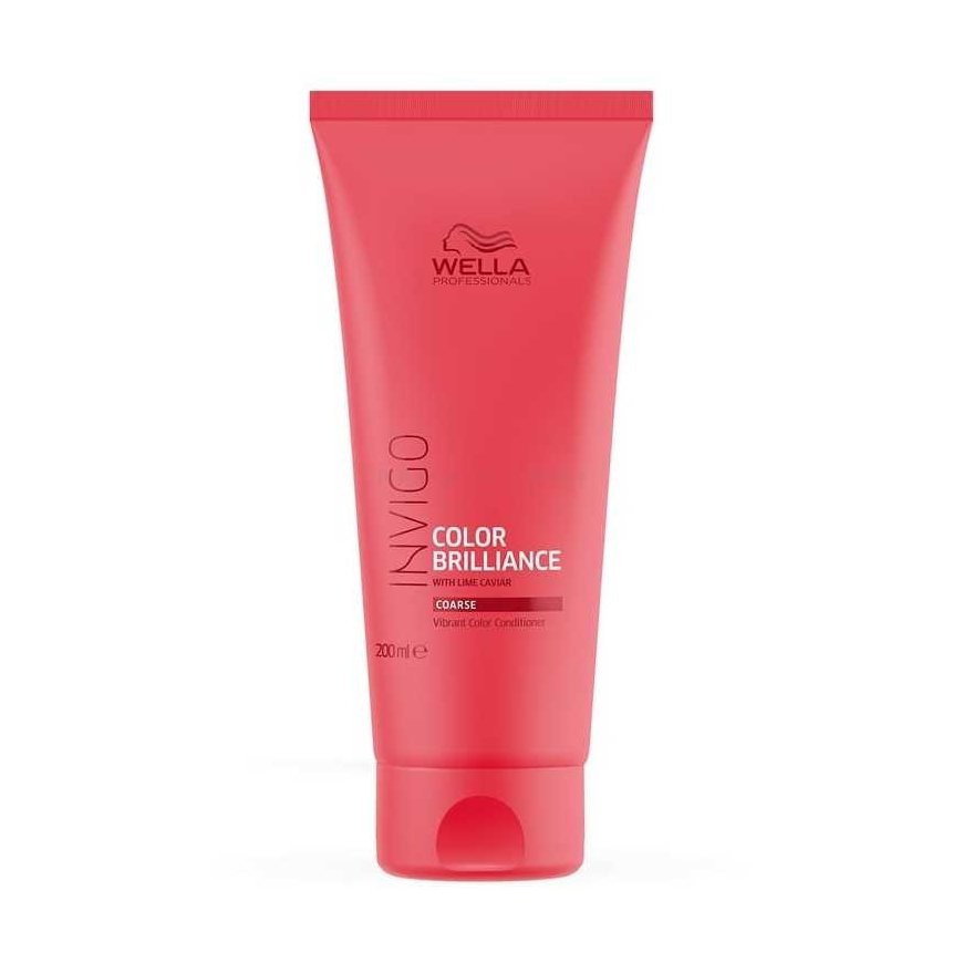 Kondicionierius dažytiems, šiurkštiems plaukams Wella Invigo Color Brilliance Coarse Conditioner 200ml – 3
