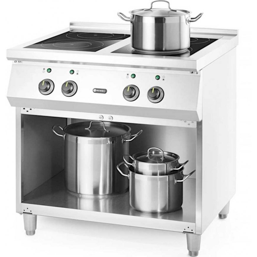Electric induction cooker, 4 burners, free standing 400 V 17000 W - Hendi 237687 – 3