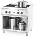 Electric induction cooker, 4 burners, free standing 400 V 17000 W - Hendi 237687