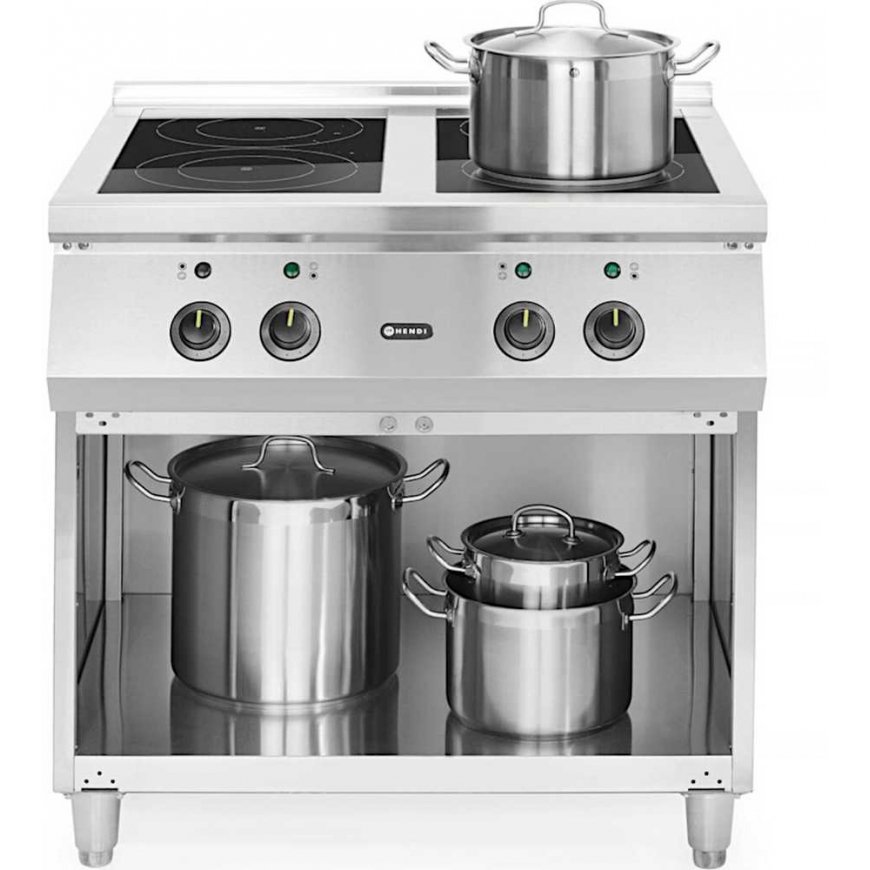 Elektrinė indukcinė viryklė, 4 degiklių, laisvai pastatoma 400 V 17000 W - Hendi 237687 – 4