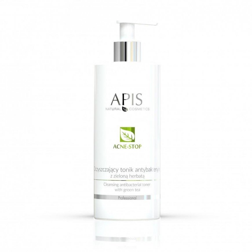 APIS Acne-Stop Cleansing Antibakterinis tonikas valomasis antibakterinis tonikas su žaliąja arbata 500ml – 2