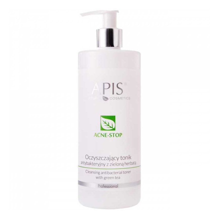 APIS Acne-Stop Cleansing Antibacterial tonic cleansing antibacterial tonic with green tea 500ml – 3