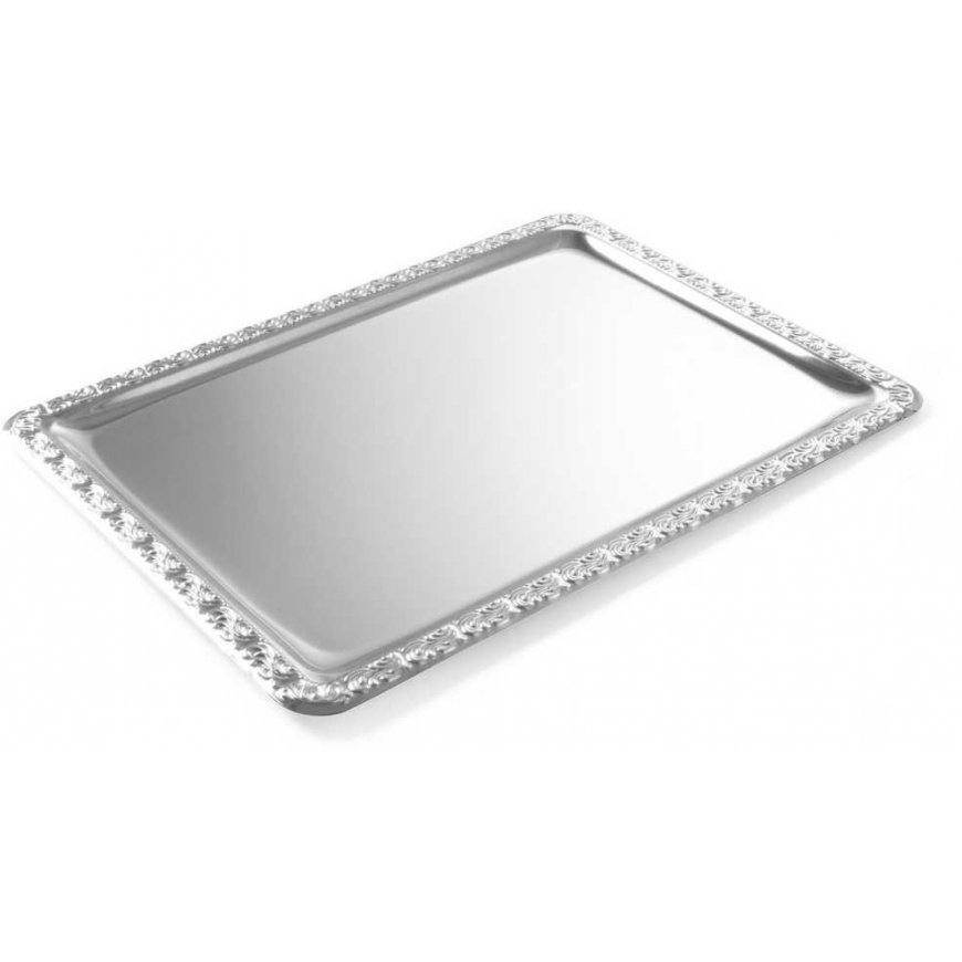 Hendi GN 1/1 rectangular banquet tray with decorative edge