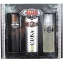 Cuba Juodas rinkinys vyrams EDT 100ml + 100ml Aftershave + 200ml dezodorantas Cuba Juodas rinkinys vyrams EDT 100ml + 100ml Aftershave + 200ml dezodorantas