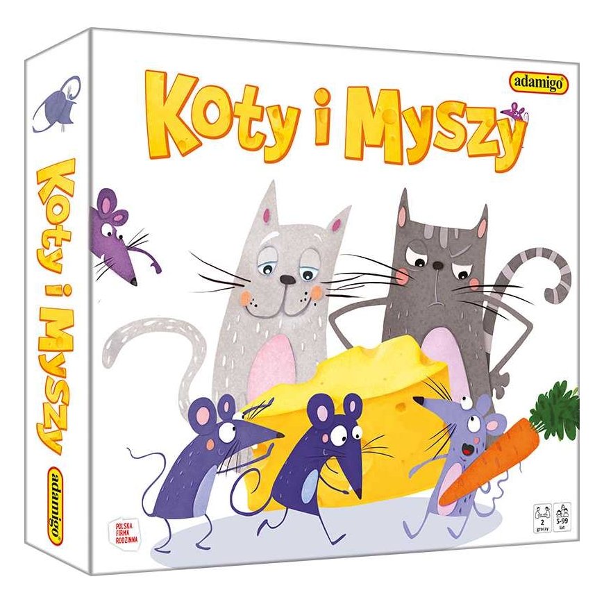 Dėlionė Adamigo žaidimas katės ir pelės – 3