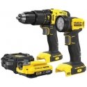 Combined battery pack SFMCD711 + SFMCL020, 18V Li-ion, Stanley FATMAX V20 [SFMCK210D1-QW]