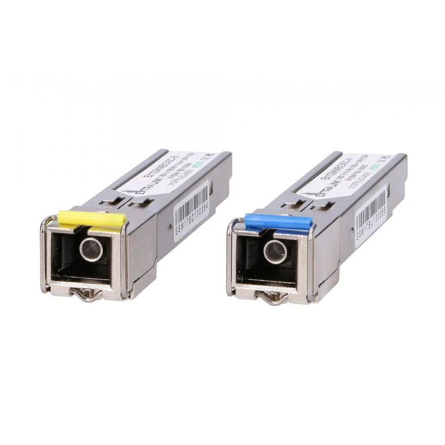 Extralink SFP 1.25G | SFP WDM Module | 1,25Gbps, 1310/1550nm, single mode, 3km, SC, DOM, pair – 3