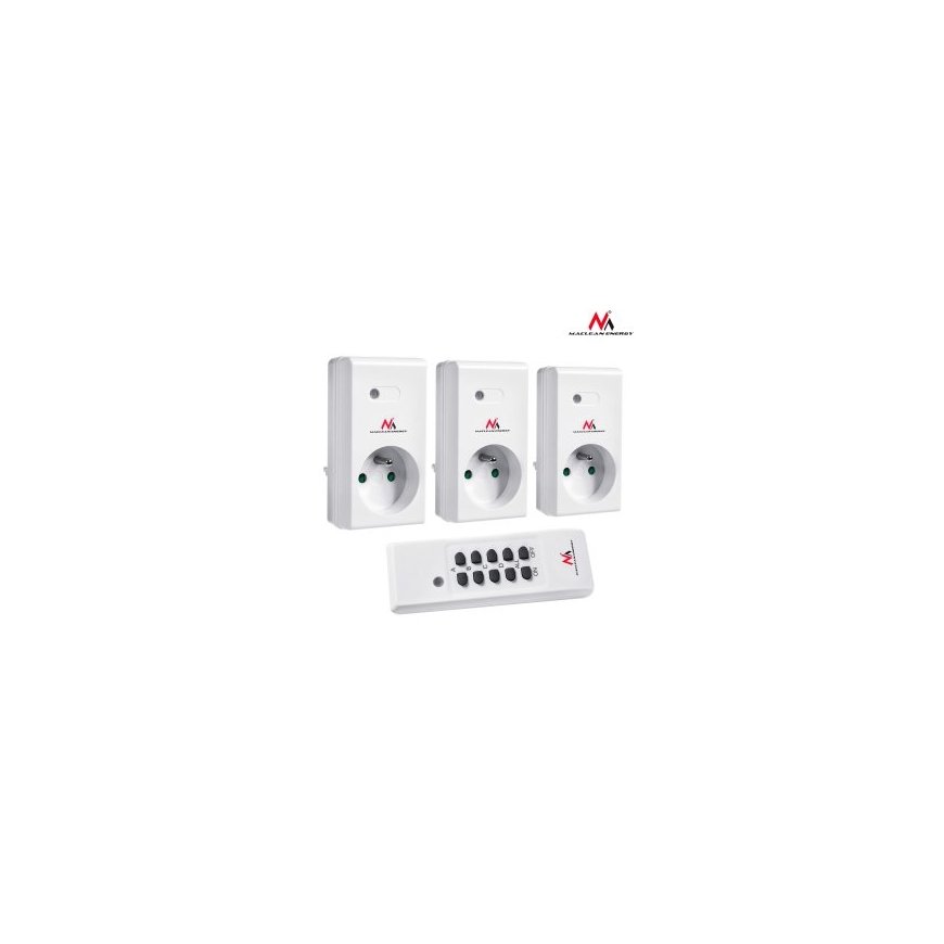 Maclean MCE153 power extension 1 AC outlet(s) Indoor White – 2