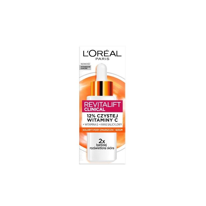 L'Oreal Revitalift Clinical šviesinantis veido serumas su 12% gryno vitamino C 30ml