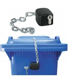 Gsg24 Chain lock for garbage container buckets 80L - 1100L