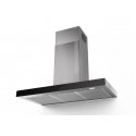 FABER S.p.A. Stilo Glass Smart A90 Seinale kinnitatav Roostevaba teras 690 m³/h B