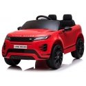 Lean Cars Dvivietis elektromobilis vaikams Range Rover Evoque, raudonas Lean Cars Dvivietis elektromobilis vaikams Range Rover Evoque, raudonas
