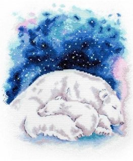 luca S Counted cross stitch kit "Mother's love" 21x24cm SLETIL8816