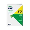 Kin Fluorkin burnos skalavimo skystis 2x500ml Kin Fluorkin burnos skalavimo skystis 2x500ml