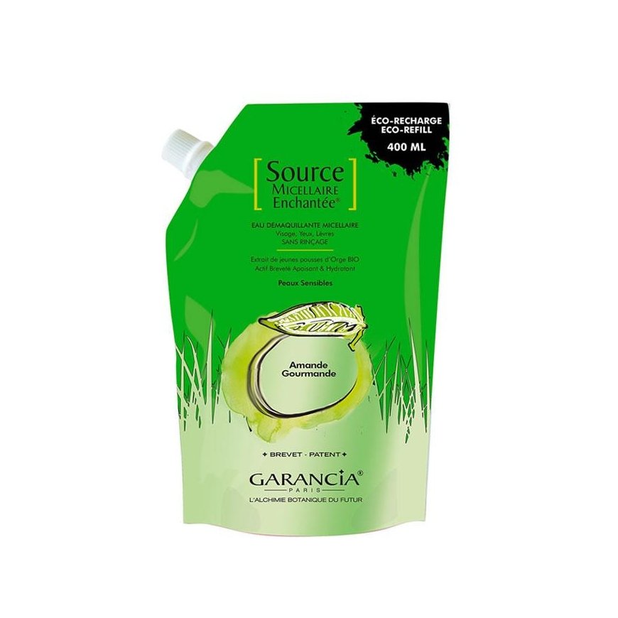 Garancia Source Micellaire Enchanté Almond Eco-Refill makeup remover 400ml