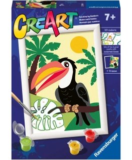 Ravensburger Paint by Numbers Toucan džiunglėse