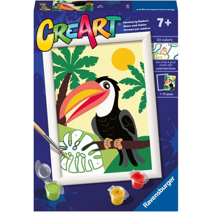 Ravensburger Paint by Numbers Toucan in the Jungle