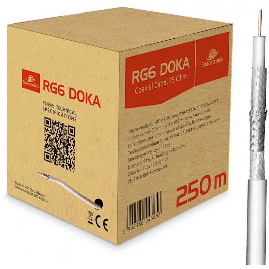 Spacetronik Cable RG6 Spacetronik DOKA 4K