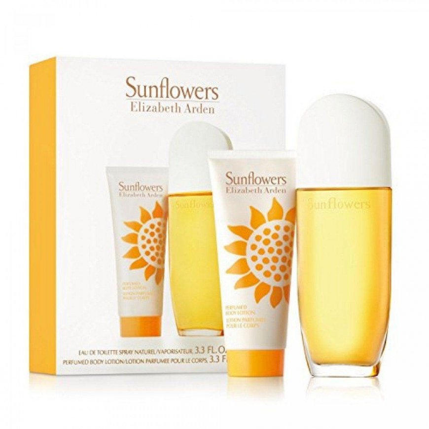 Elizabeth Arden Sunflowers Eau De Toilette Spray 100ml Set 2 Pieces 2017